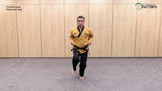 1강. 태권도 내딛기/물러딛기(Taekwondo Forward step / Backward step) - 태권도 기본동작(Taekwondo Basic Movement)