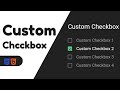 Custom Checkbox CSS | Pure CSS Tutorial