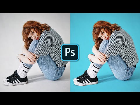 Как изменить цвет фона в Photoshop — 1-минутный урок