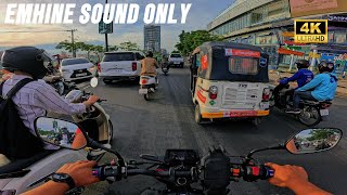 PHNOM PENH , CAMBODIAN 4K Drive a motorbike in the afternoon