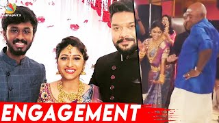 MS Baskar dances at Daughter Ishwarya’s Engagement Function | Tamil Celebrity Marriage Celebration