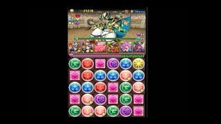 【パズドラ】第６回チャレンジダンジョン！　Lv 7　光ホルス×闇バステトPT　ノーコン