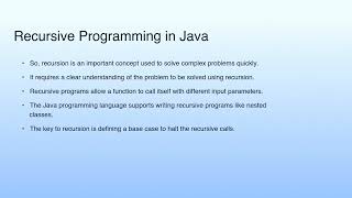 Recursive Programming in Java | Lecture 11:Java Static Scope Rule