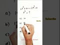 Find P² math question #maths #youtubeshorts