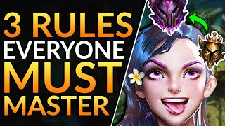 3 RULES EVERYONE MUST MASTER - Here's How YOU Escape ELO HELL - LoL Pro Guide (Challenger)