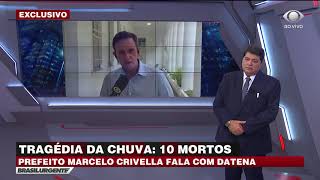 Datena entrevista prefeito Marcelo Crivella