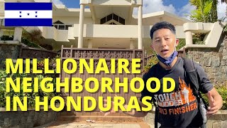 Millionaire neighborhood in San Pedro Sula, Honduras