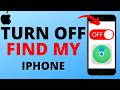 How to Turn Off Find My iPhone or iPad