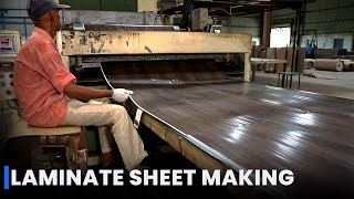 Manufacturing of Laminate Sheet: The Prefect Blend of Beauty and Durability | Mica Sheet Making