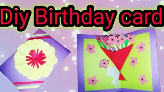 How to make Birthday Card | Handmade Birthday cards | Diy Birthday Cards | Easy Birthday Cards