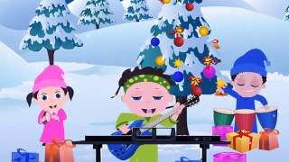 Jingle Bells Funny Animated Song for Kids & Babies English Cartoon