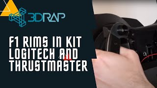 F1 Rims in KIT - Logitech and Thrustmaster adapter