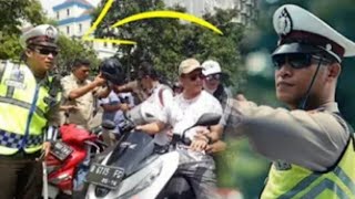 KETIKA JENDERAL BINTANG 4 DITILANG PAK POLISI