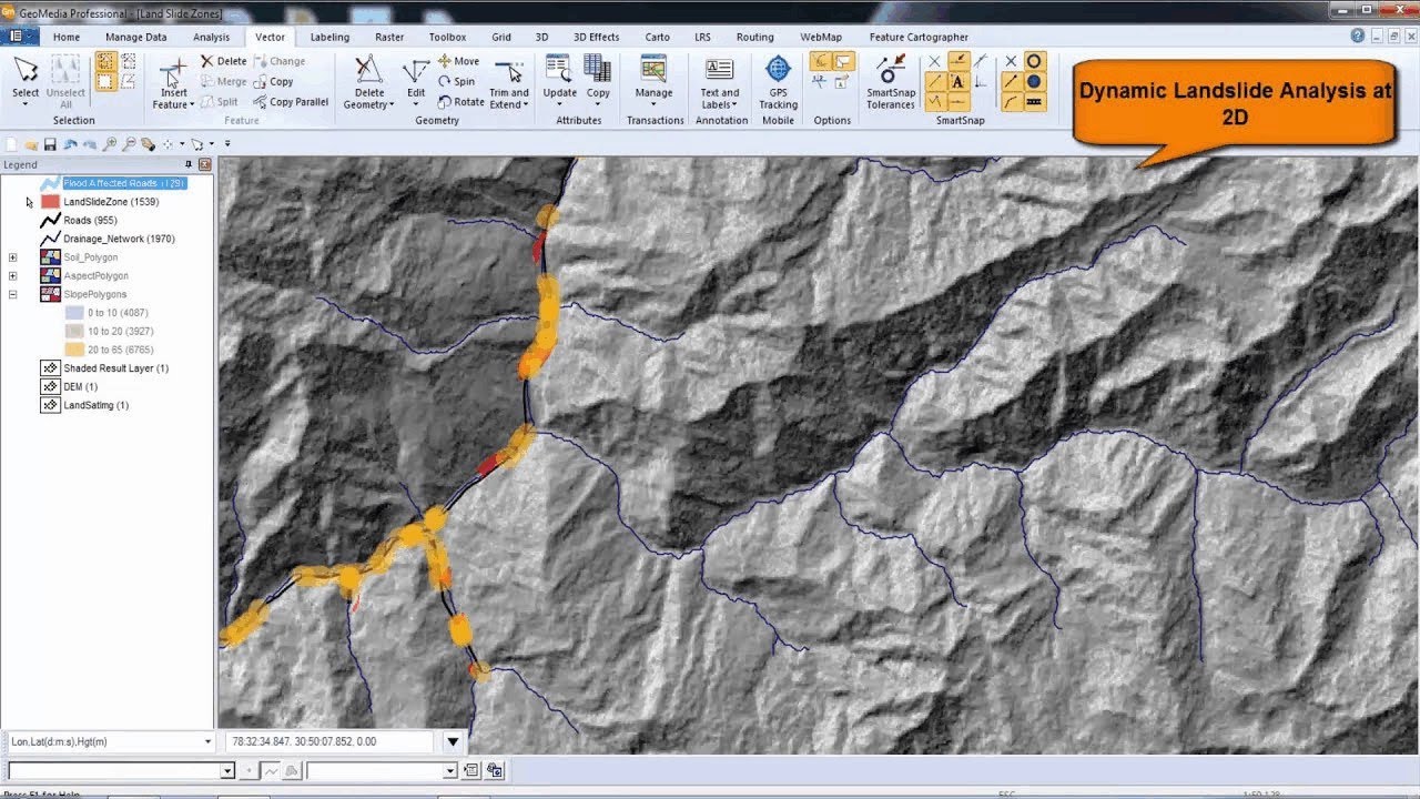 Geomedia Dynamic Analysis Youtube