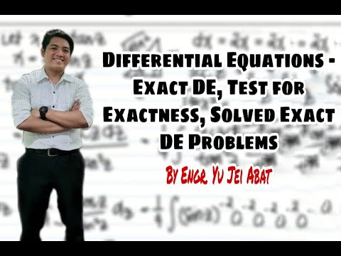 Differential Equations Exact De Test For Exactness Solved Exact De