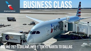 American Airlines Business Class Boeing 787-9 Dreamliner | Tokyo Narita to Dallas