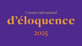 Teaser Concours international d'éloquence 2025