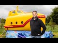 Lifeboat found floating in sea has been transformed into glamping Yellow Submarine | SWNS