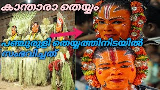 panjuruli പഞ്ചുരുളി തെയ്യത്തിനിടയിൽ സംഭവിച്ചത്  😲😳#kantara #panjurli #kerala  #kannada #karnataka