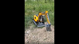 RC hydraulic excavator MODEL 914 1/4 scale