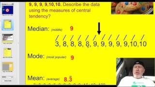 G67 11.4A Describe Data Using the Measures of Central Tendency