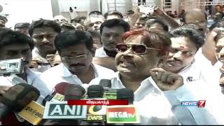 DMDK MLAs staged protest outside Assembly