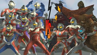 ウルトラマン DYNA VS EVIL TIGA, ULTRASEVEN VS ACE ROBOT ULTRAMAN TIGA VS DELUTION SEVEN #ウルトラマン #怪獣 #anime