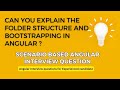 can you explain the folder structure and bootstrapping in Angular: How It Works Internally?