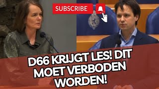 Nieuw kamerlid Omtzigt geeft D66 LES! 'Dit moet VERBODEN worden!'