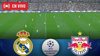 Real Madrid vs RB Salzburg EN VIVO Champions League 2024/25 Partido completo - Partido de fútbol