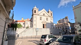 ⁴ᴷ⁶⁰ Walking Lisbon, Portugal: Saldanha neighborhood tour