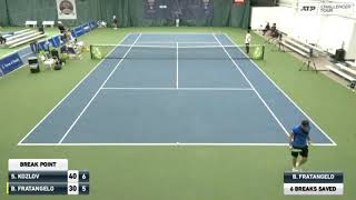 Stefan Kozlov (USA) vs Bjorn Fratangelo (USA) Charlottesville challenger Round 1