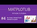 How to plot Stacked Bar Graph, Multiple Bar Graph, Horizontal Graph : MatPlotLib Tutorials # 4
