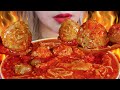 ASMR💥🌶 SEBLAK BASO ACI NYEMEK TEH SHANTY🔥TAPIOCA MEATBALL IN SPICY CHILI SPICES SOUP