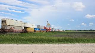 Westbound CN Train (Intermodal) (Friday June 24 2022)