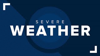 Courteney Jacobazzi is live with severe weather coverage