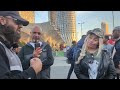 Angry  Karen And Husband tries to fight! Mustafa & Visitor Speakers Corner Stratford