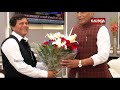 kandhamal mp dr. achyuta samanta met union defence min rajnath singh to demand kalinga regiment