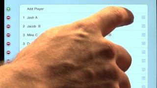 Creating new game and setting lineup - ESPN iScore Baseball Scorekeeper for iPad