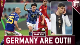 GERMANY ARE OUT😲 Costa Rica 2-4 Germany | Japan 2-1 Spain Fan Highlights & Reaction