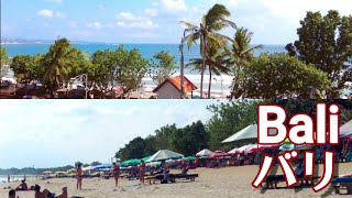 4k バリ クタビーチと人気のショッピングモール | Bali Kuta beach and shopping mall | Aug .8月12日 2023