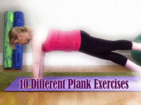 10 Different Plank Exercises - YouTube