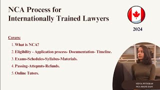 NCA Process for Internationally Trained Lawyers l Practice Law in Canada