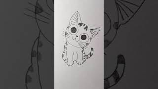 零基础铅笔画-小猫咪-Draw a Kitten-Pencil Drawing for Beginners-Satisfying Art Therapy