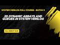 2D Dynamic Array and 1D Queue in SystemVerilog | Complete Tutorial with Examples | All about VLSI