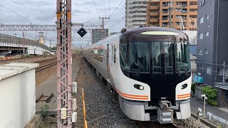 『宮原車庫から出庫するHC85系を撮影』特急ひだ25号高山行き　送り込み回送　HC85系D203編成　4両編成