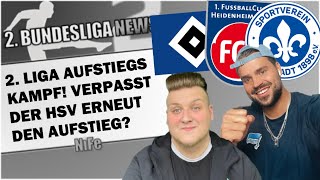 2. LIGA AUFSTIEGSKAMPF! SV Darmstadt, Heidenheim & HSV! Verpasst der HSV erneut den Aufstieg?