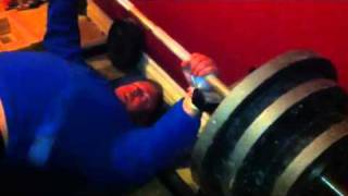 Floorpress 180kg (396lb) 4 plates a side new pb on 29/3/11