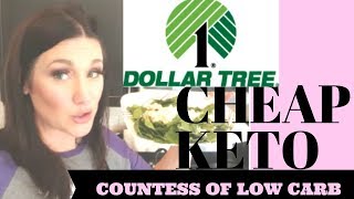 Cheap Keto Diet 👸 Dollar Tree Keto Meal Prep