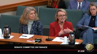 Cancer Prevention And Research Of Texas Testifies At Senate Finance Committee